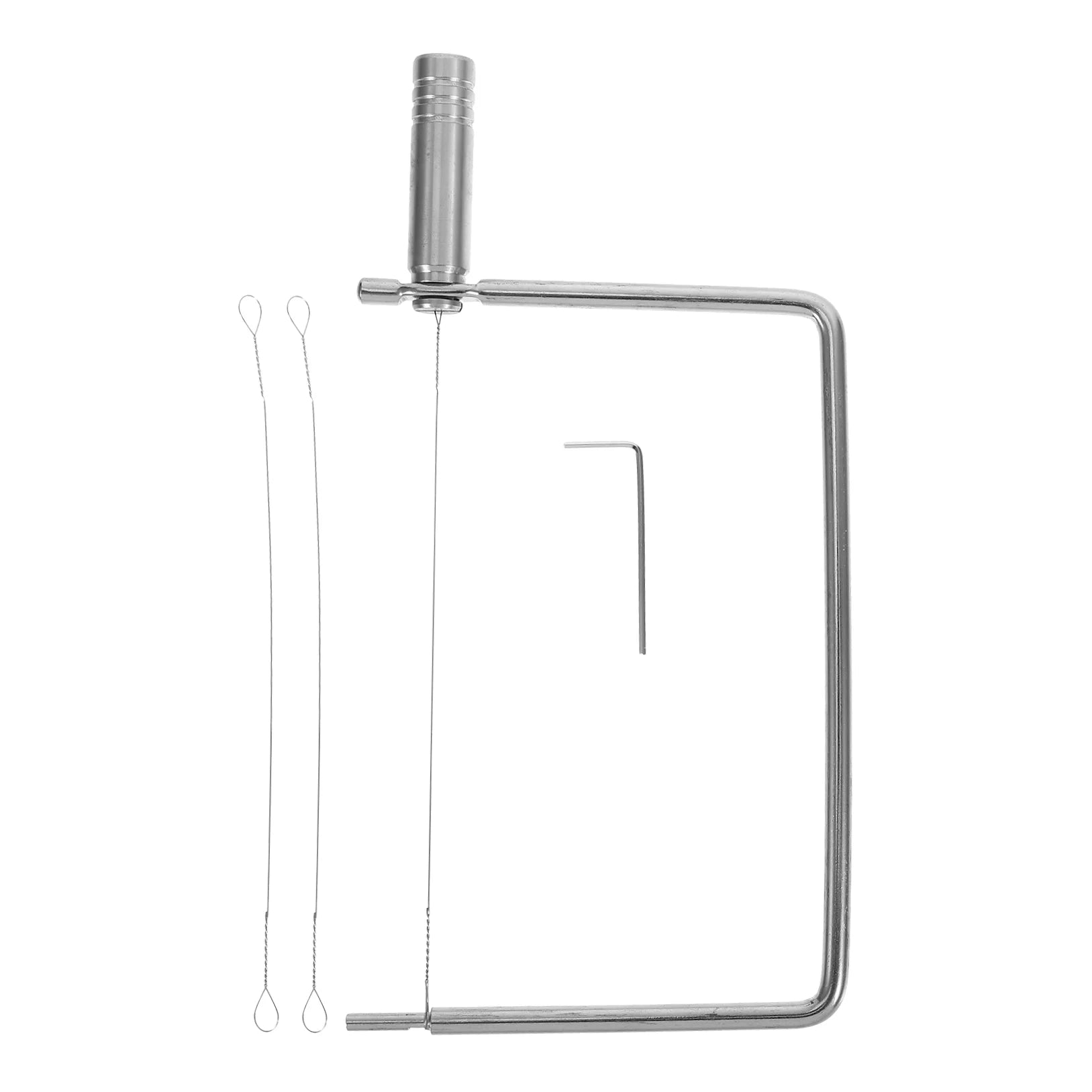 unbranded Stainless Steel Cheese Slicer with Wire Multipurpose Cheese Cutter for Slices Handheld Cheese Slicer for Butters and Cheese Blocks Kitchen Tool – Durable Stainless Steel Construction for Flexible Room-to-Room Use
