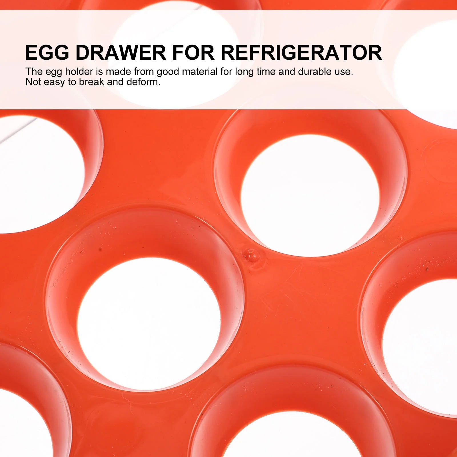 Holder Decor Egg Storage Box Egg Storage Shelf 21.5x22.5x14cm Orange – Practical Home Organization for Flexible Room-to-Room Use