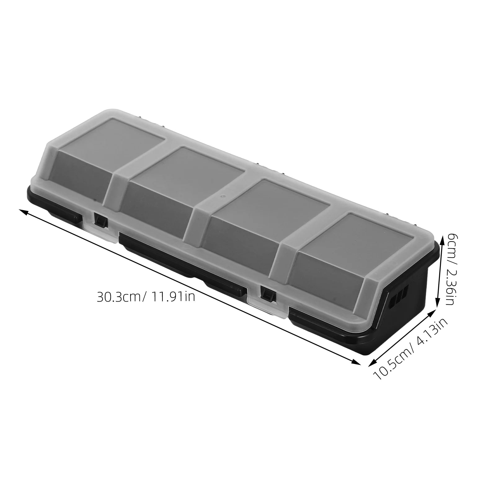 2 Pcs Screw Parts Box Storage Small Organizer Large Organizers and Bins Crate Black – Convenient Multi-Piece Set for Flexible Room-to-Room Use