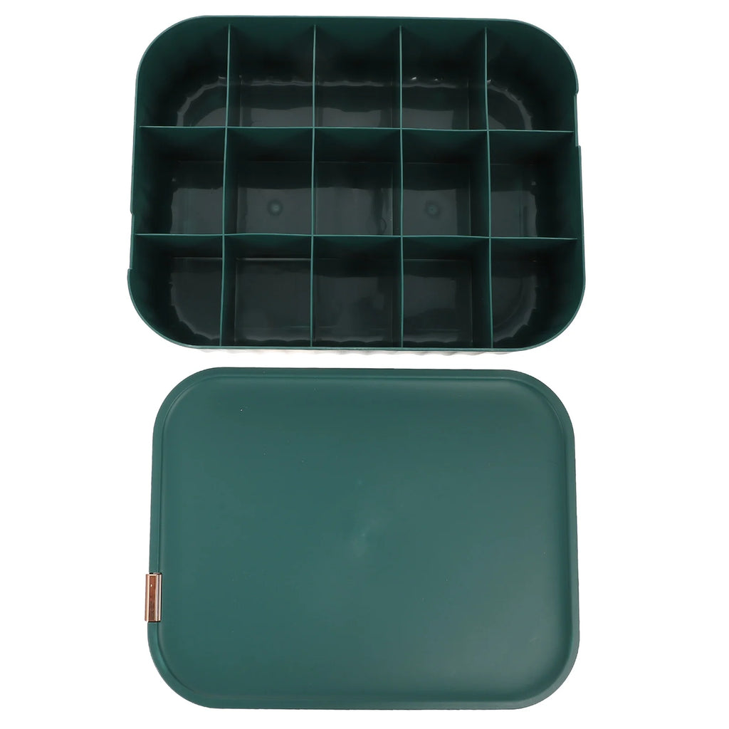Organizer Bin Storage Box Underwear Drawer Storage Baby 30X23.5X8CM Green – Convenient Family Mealtime Use for Flexible Room-to-Room Use