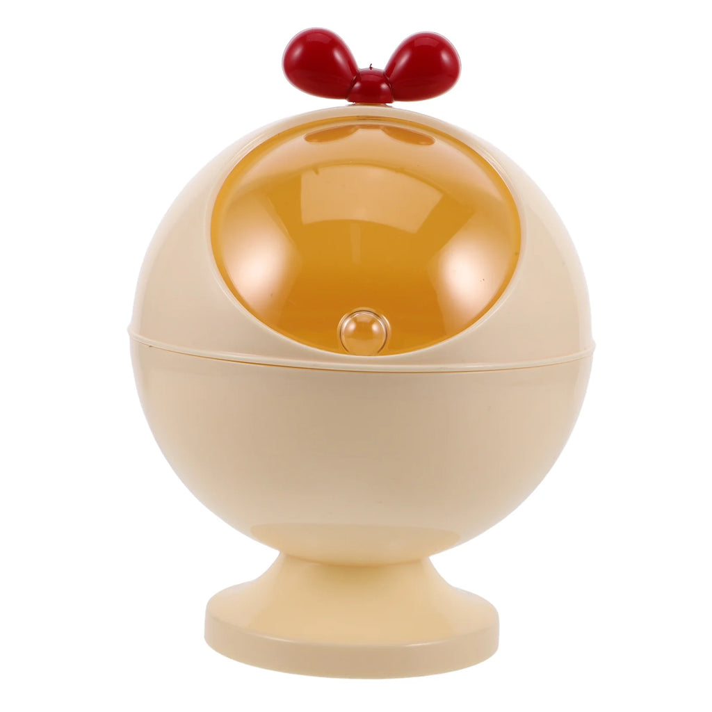 Figurine Decor Hair Accessories Storage Box Baby Miss 21.00X15.50X15.50CM Beige – Convenient Family Mealtime Use for Flexible Room-to-Room Use