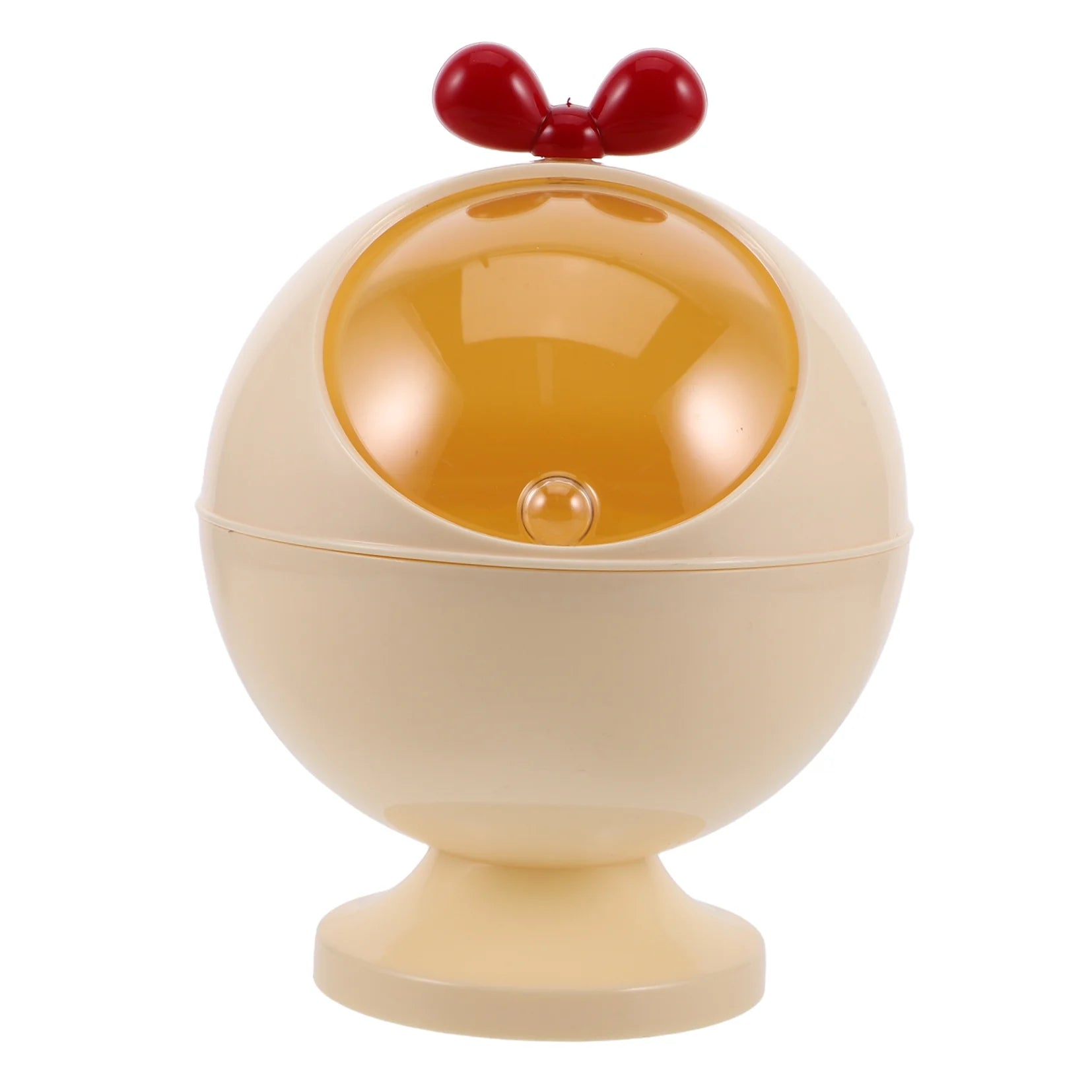 Figurine Decor Hair Accessories Storage Box Baby Miss 21.00X15.50X15.50CM Beige – Convenient Family Mealtime Use for Flexible Room-to-Room Use