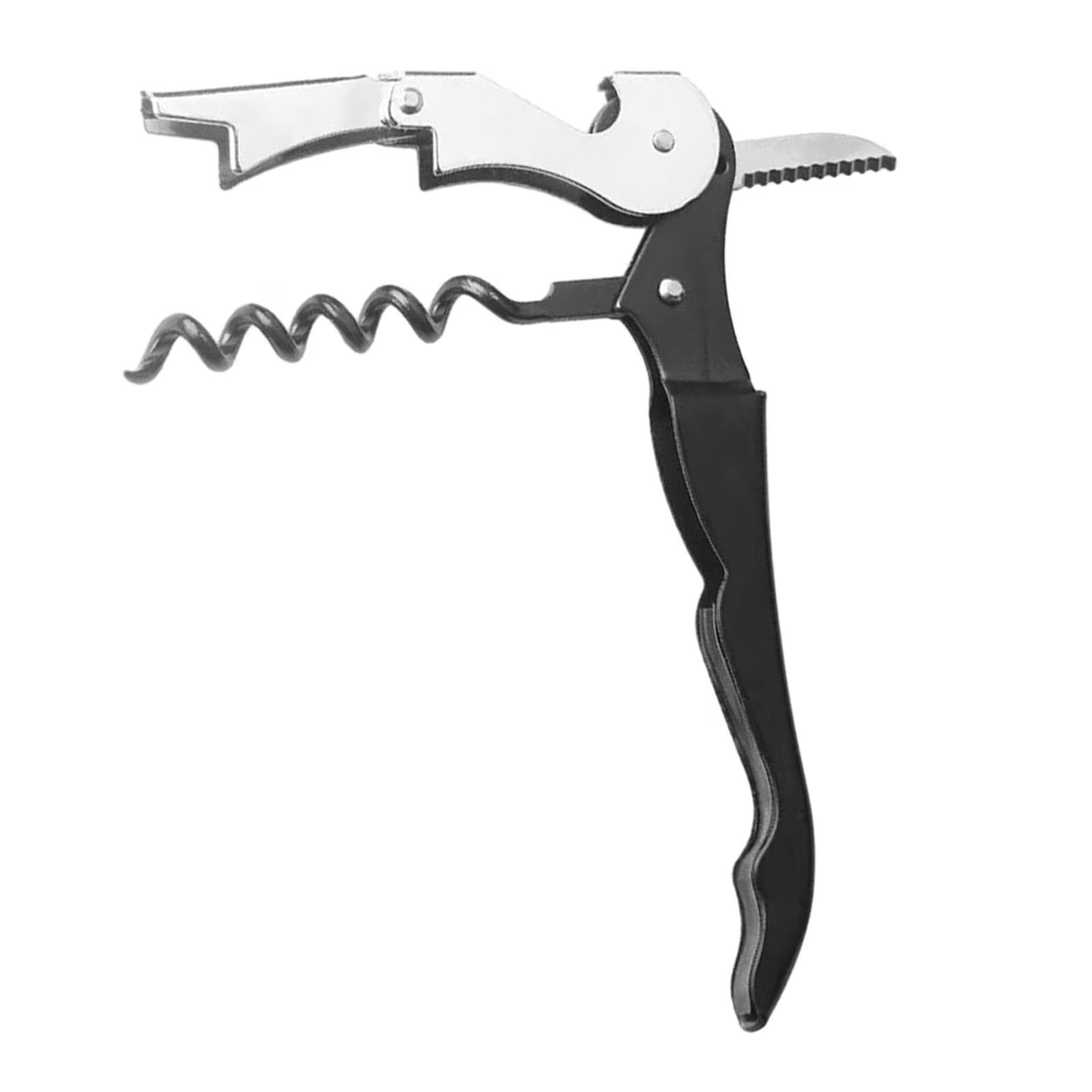 Hiroekza Opener Waiters Key For Servers Bartender With Foil Cutter Jar Opener Manual Bottle Opener Double Hinged Bottle Opener Kitchen Gadgets Clearance – Convenient Drink Preparation for Flexible Room-to-Room Use
