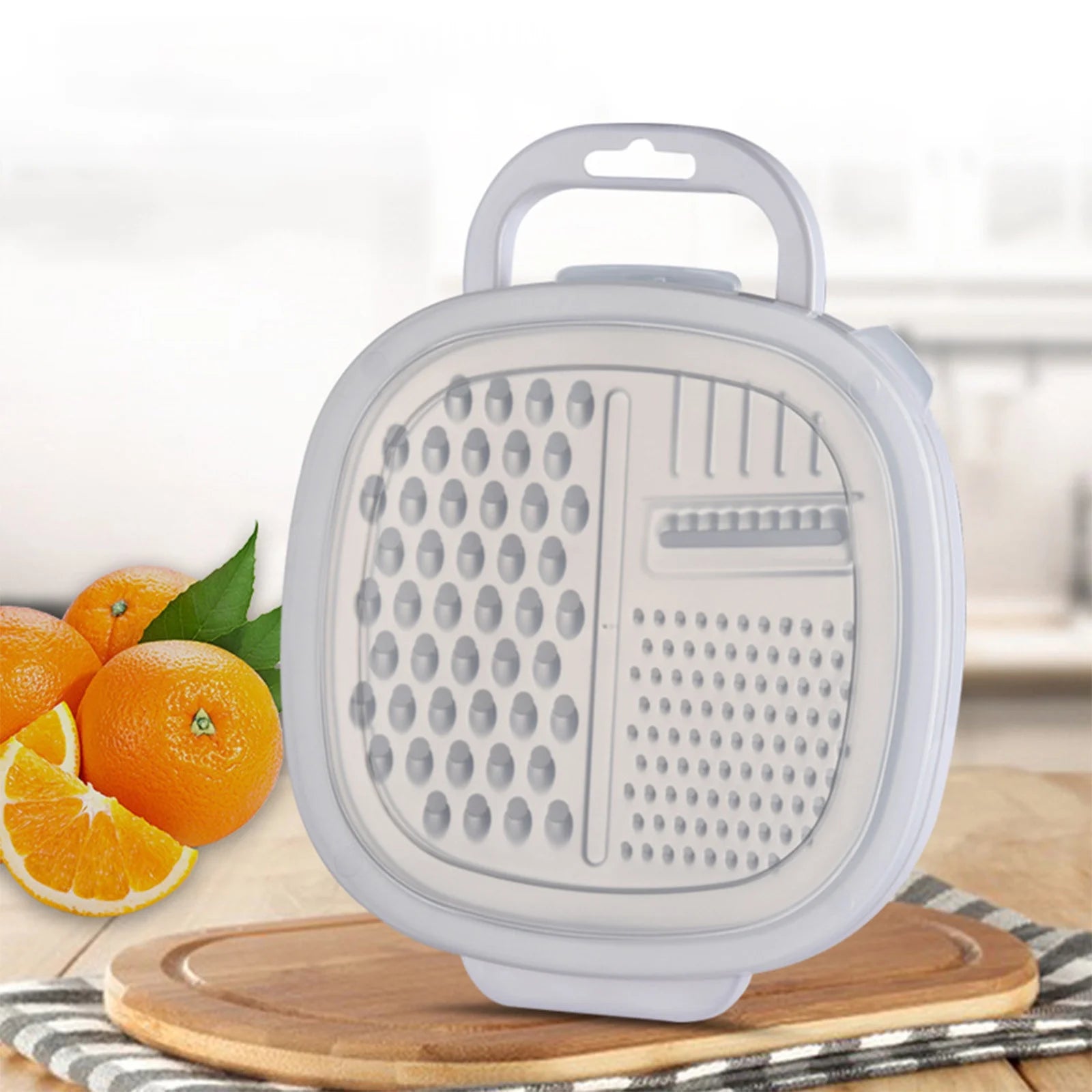 Grater Well-crafted Handheld Cheese Grater - Cheese Grater With Soft Handle - Grater For Kitchen Spices Ginger - Stainless Steel Cheese Shredder - Lemon Zester To Kitchen Gadgets Clearance – Convenient Carry Handles for Flexible Room-to-Room Use