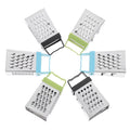unbranded 6pcs Mini Cheese Grater Stainless Steel Small Box Grater Vegetables Shredder Handheld Kitchen Tool for Slicing Cheese Ginger Potatoes – Durable Stainless Steel Construction for Flexible Room-to-Room Use