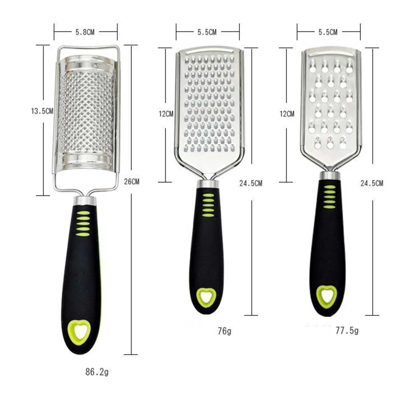 Hiroekza Cheese Grater Stainless Steel Zester Graters For Kitchen - Multi-purpose Kitchenware Kitchen Gadgets Clearance – Durable Stainless Steel Construction for Flexible Room-to-Room Use