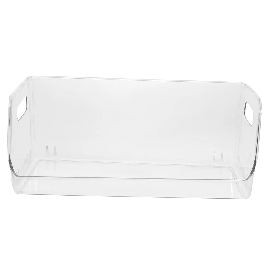 Snack Storage Box Shelf Clear Cosmetic Bin Organization Shelving – Clear-View Organization for Flexible Room-to-Room Use