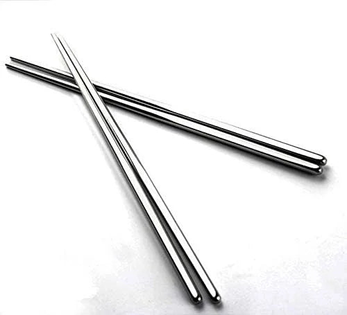 Stainless Steel Chopsticks Metal Reusable Dining Chopsticks 10 Pairs$$Home Decor Kitchen & Other – Durable Stainless Steel Construction for Flexible Room-to-Room Use
