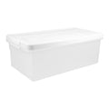 Book Storage Box Office Travel 39.50X20.50X14.00CM White – Practical Home Organization for Flexible Room-to-Room Use