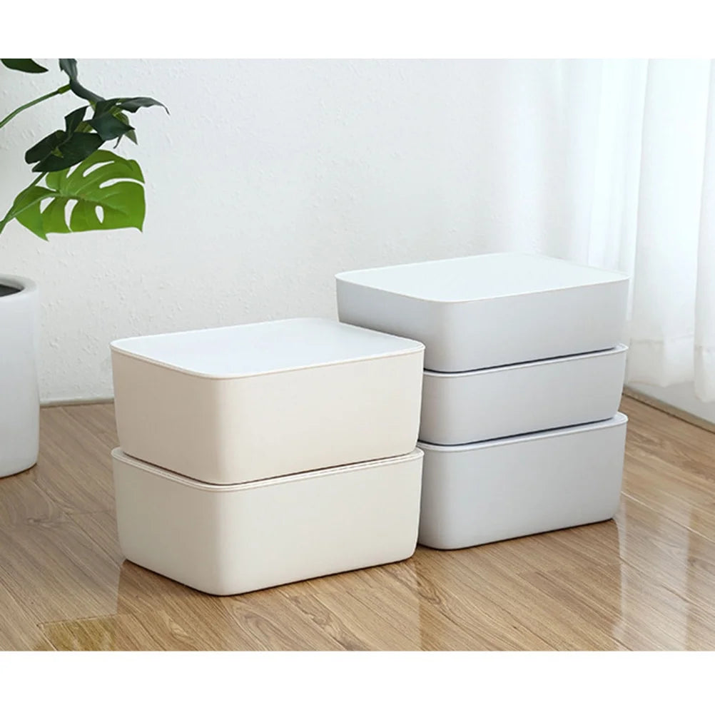 3pcs Underwear Storage Box Plastic Storage Basket Stackable Storage Container with 15-Compartment Divider for Bra Panties Socks(White) – Multiroom Organization Format for Flexible Room-to-Room Use