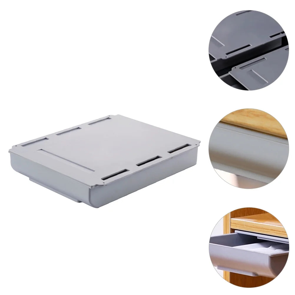 Wire Punch Free Storage Box Hanging Container Drawer Office – Space-Saving Hanging Design for Flexible Room-to-Room Use