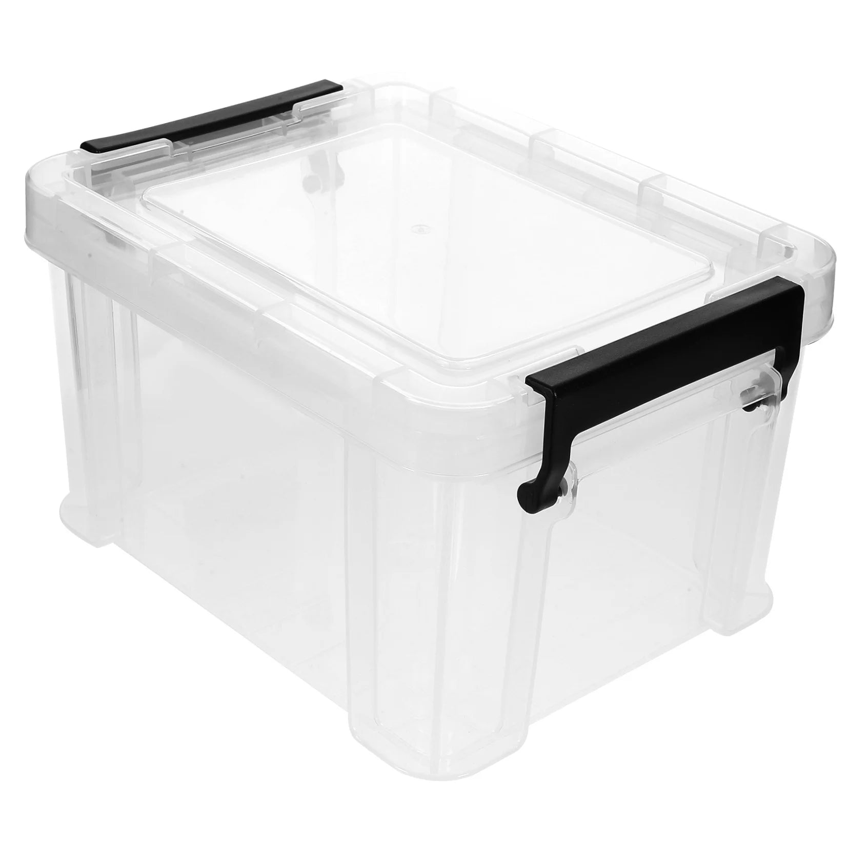 Transparent Dust-proof and Moisture-proof Household Storage Box with Lid Makeup – Secure Lid Design for Flexible Room-to-Room Use