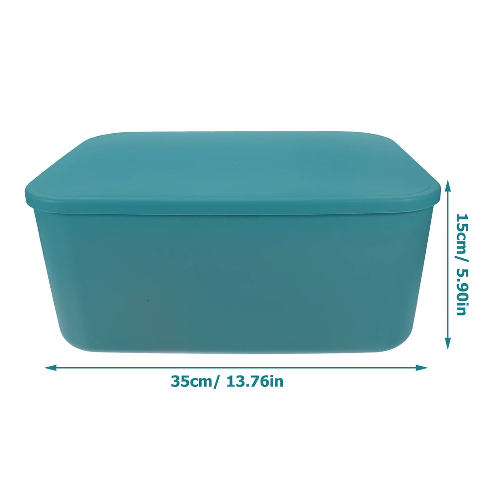 Extra Large with Lid Easy to Hold Storage Bin Office Box – Secure Lid Design for Flexible Room-to-Room Use