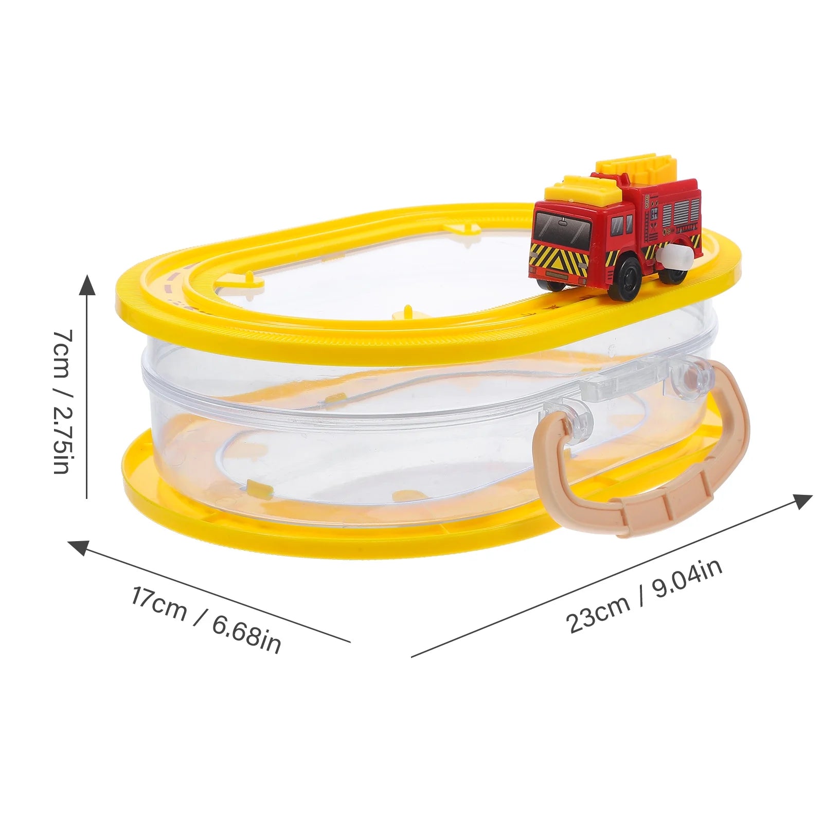 Storage Bins Toy Rail Car Storage Box 23.00X17.00X7.00CM – Practical Home Organization for Flexible Room-to-Room Use
