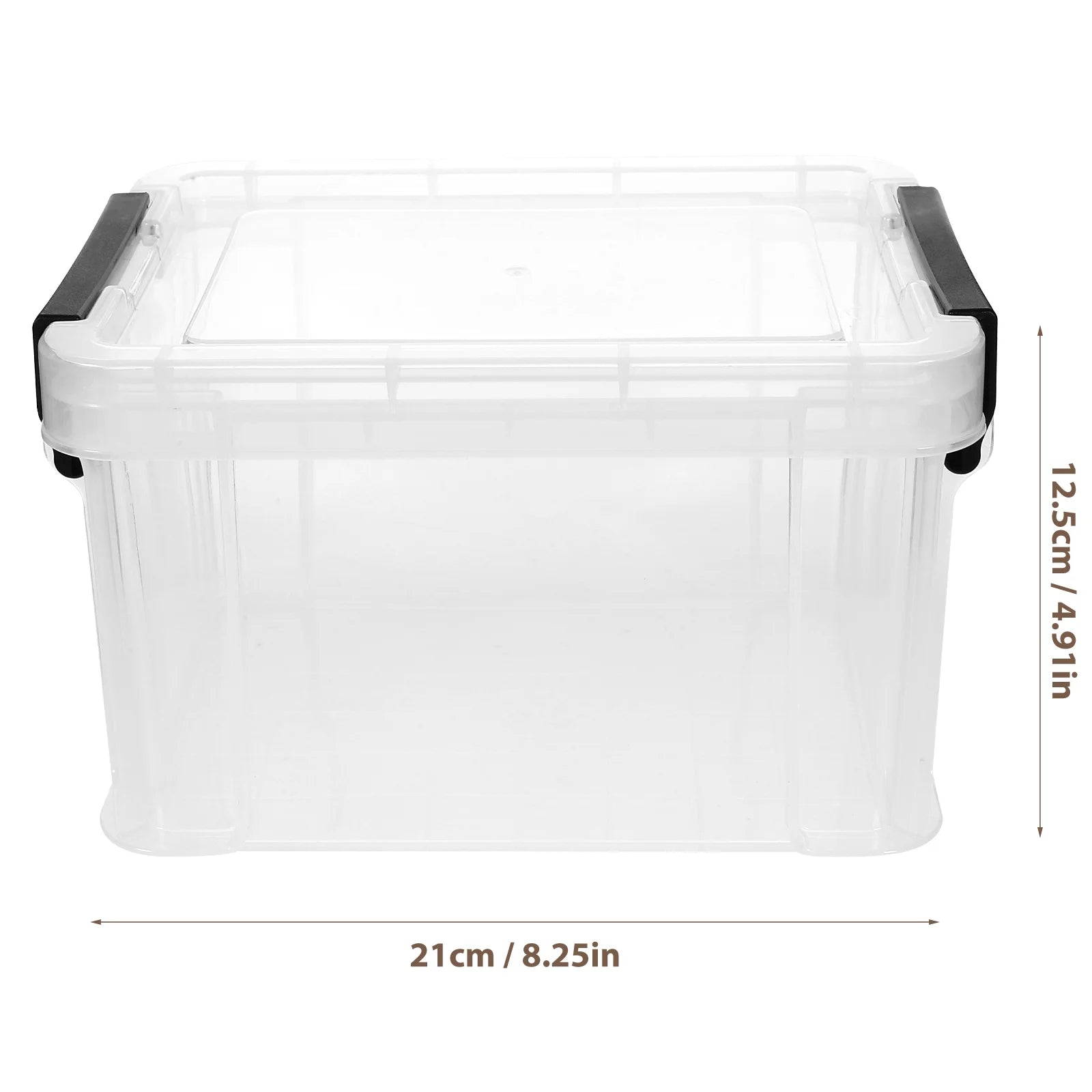 Transparent Dust-proof and Moisture-proof Household Storage Box with Lid Makeup – Secure Lid Design for Flexible Room-to-Room Use