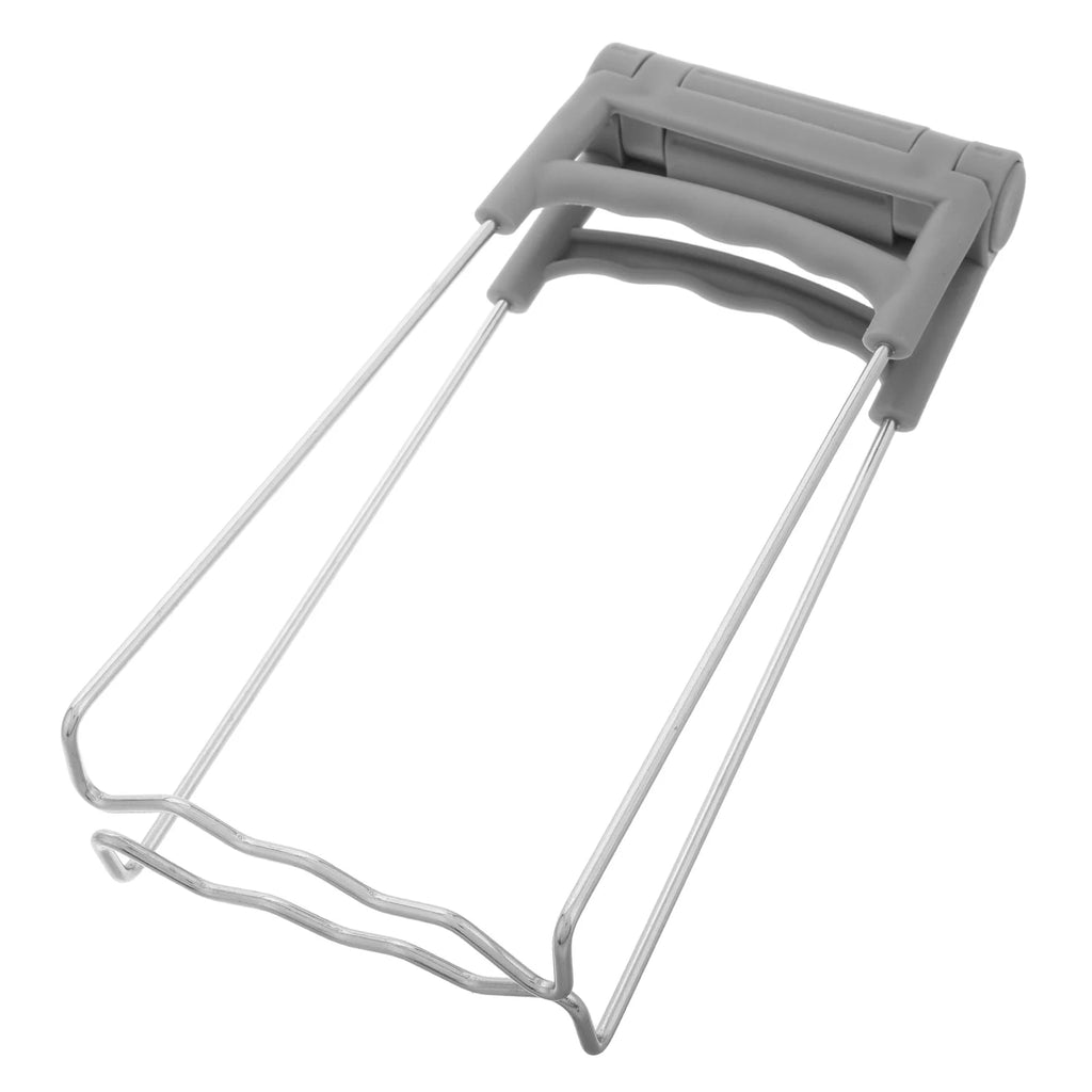 unbrandedKitchen Retriever Tongs Stainless Steel Plate Bowls Gripper Grey – Durable Stainless Steel Construction for Flexible Room-to-Room Use
