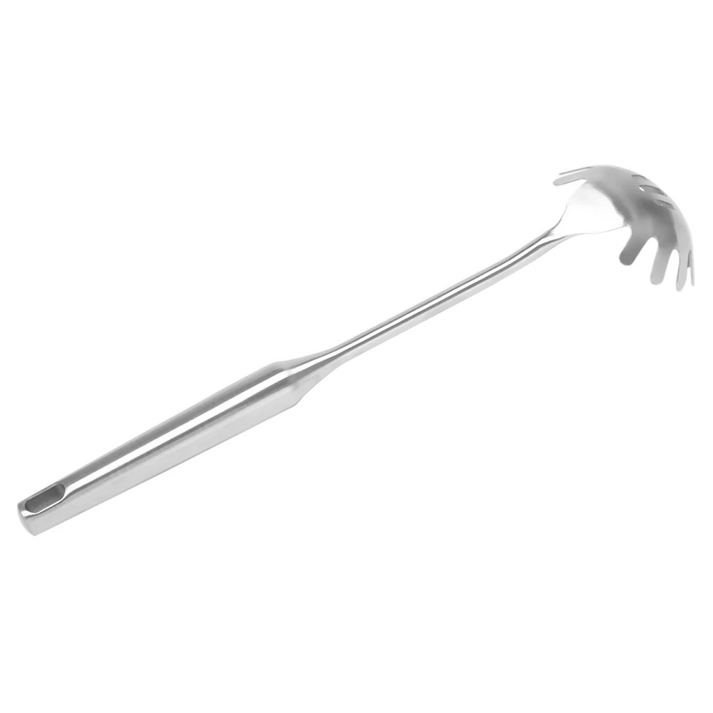 4 Pieces Stainless Steel Spaghetti Server Set Stainless Steel Spaghetti Pasta Tong Pasta Spoon Server Fork,2 x clip 2 x spoon,Silver – Durable Stainless Steel Construction for Flexible Room-to-Room Use