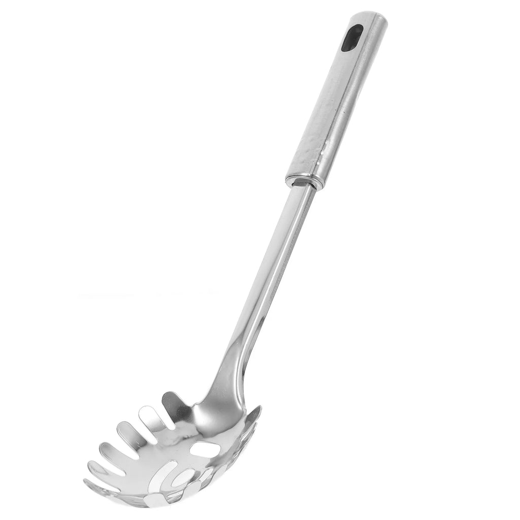 Stainless Steel Pasta Server 1 Set Spaghetti Spoon Noodle Claw Pasta Fork Metal Pasta Spoon Heat Resistant for Cooking – Durable Stainless Steel Construction for Flexible Room-to-Room Use