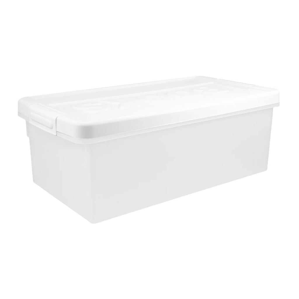 Book Storage Box Office Travel 39.50X20.50X14.00CM White – Practical Home Organization for Flexible Room-to-Room Use