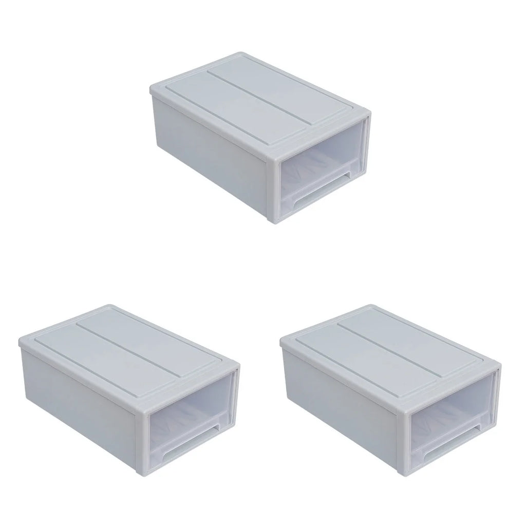 3pcs Drawer Clothes Storage Box Closet Storage Organizer Holder Box for Children Kids RoomNursery Playroom Blue – Everyday Household Format for Flexible Room-to-Room Use