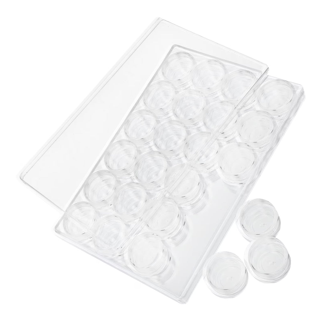 Closet Bead Organizers Storage Boxes 24X16cm Transparent – Clear-View Organization for Flexible Room-to-Room Use