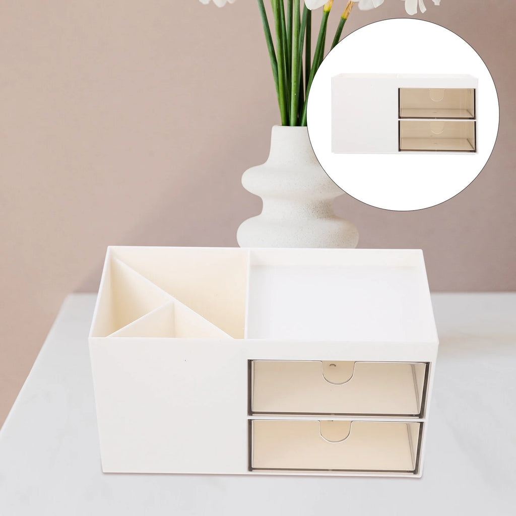Adjustable Cosmetic Display Highlighter Bathroom Storage Box Office Container – Adjustable Everyday Design for Flexible Room-to-Room Use