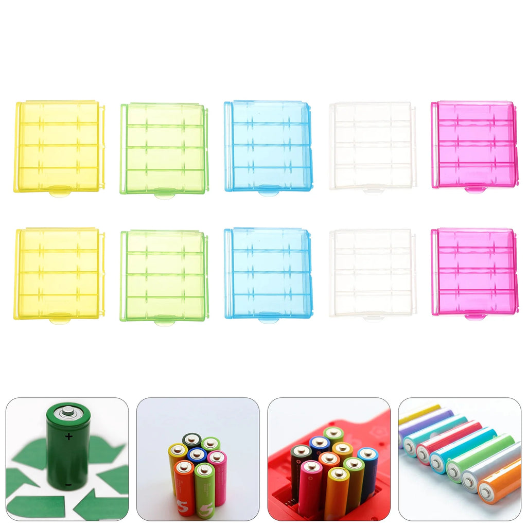 30 Pcs Battery Lithium Storage Box Organizer Container Safety – Multiroom Organization Format for Flexible Room-to-Room Use