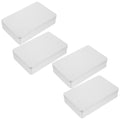 4 Pcs Collapsible Storage Bins Metal Tin Box Compact Lightweight Travel – Everyday Household Format for Flexible Room-to-Room Use
