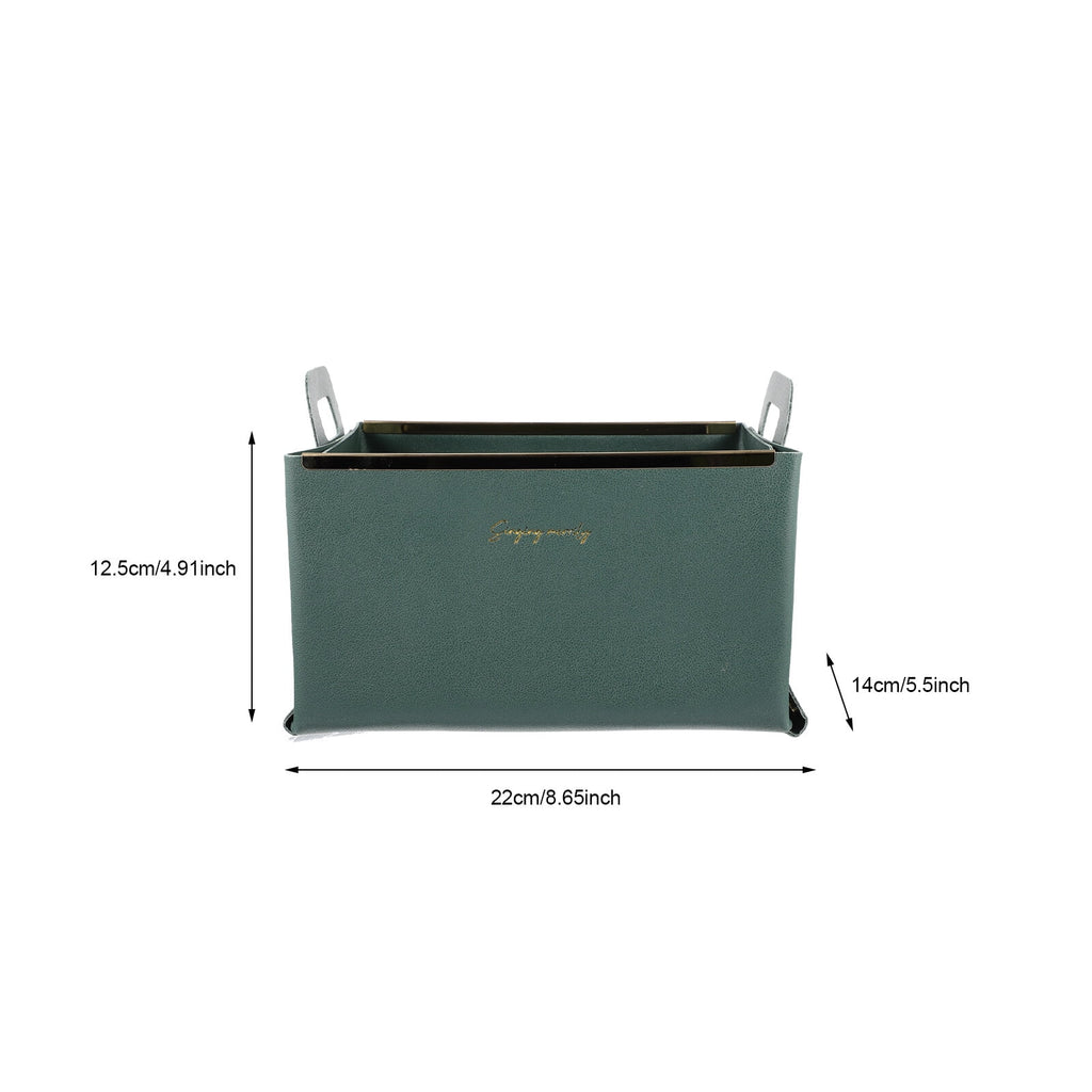 Storage Basket Cube Leather Lightweight Box Home Use Organizer – Practical Home Organization for Flexible Room-to-Room Use