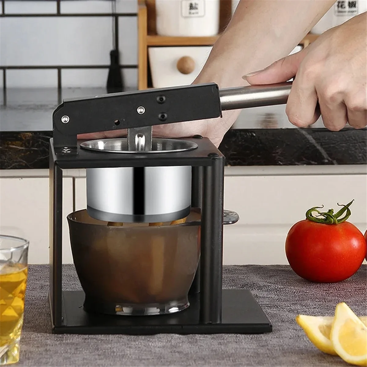 304 Stainless Steel Squeezer Juicer Hand Citrus Manual Juicer Portable Juicer for Kitchen Bar Restaurant – Durable Stainless Steel Construction for Flexible Room-to-Room Use