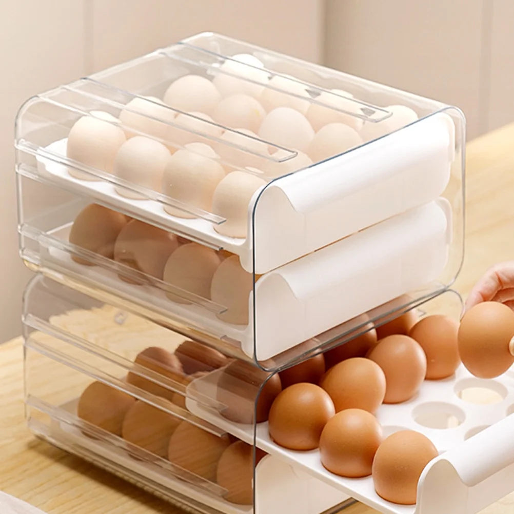 Decals Drawer Egg Carton Organizer Storage Box Baby – Convenient Family Mealtime Use for Flexible Room-to-Room Use