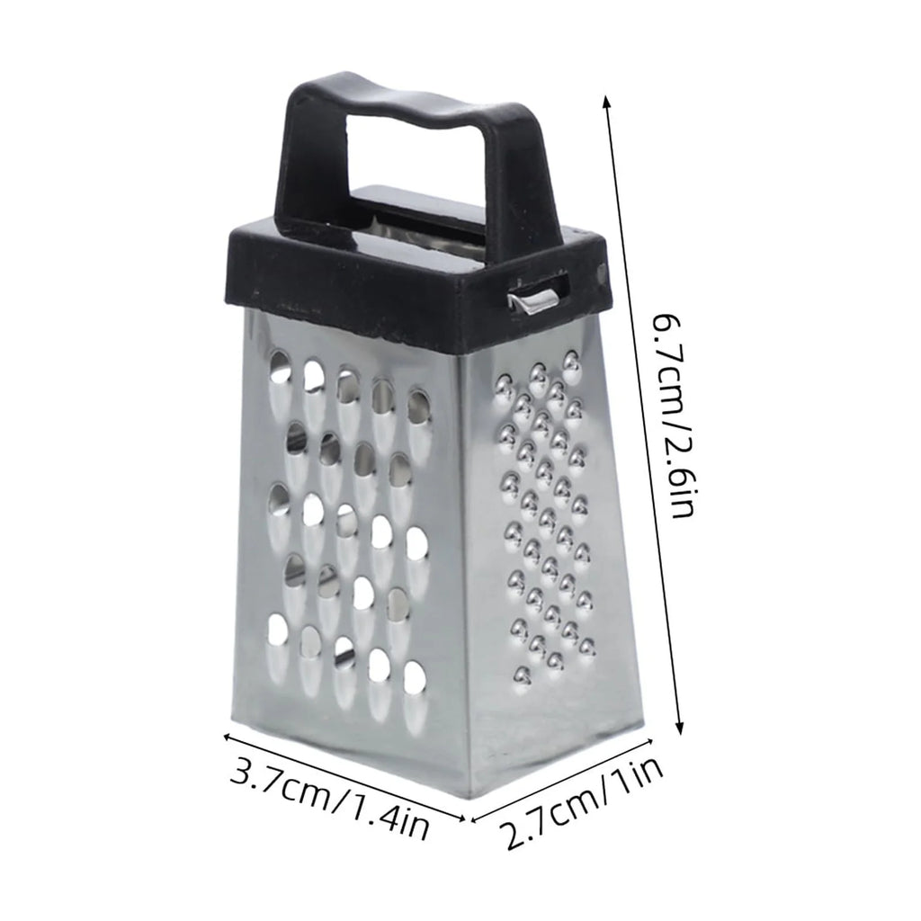 unbranded 6pcs Mini Cheese Grater Stainless Steel Small Box Grater Vegetables Shredder Handheld Kitchen Tool for Slicing Cheese Ginger Potatoes – Durable Stainless Steel Construction for Flexible Room-to-Room Use