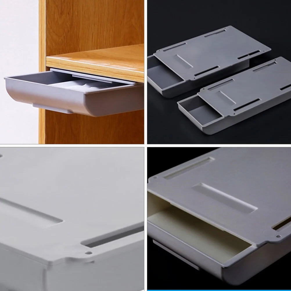 Wire Punch Free Storage Box Hanging Container Drawer Office – Space-Saving Hanging Design for Flexible Room-to-Room Use