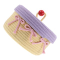 Woven Cotton Rope Basket With Lid Jewelry Storage Box Cute Basket Cotton Rope Basket Storage Woven Basket Woven Rope Basket Bathroom Basket Organizer – Secure Lid Design for Flexible Room-to-Room Use