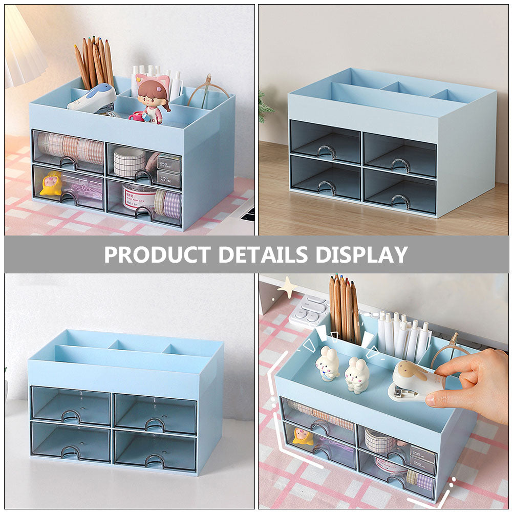 Storage Drawers Box Structure Multi-function Stationery Organizer – Multiroom Organization Format for Flexible Room-to-Room Use