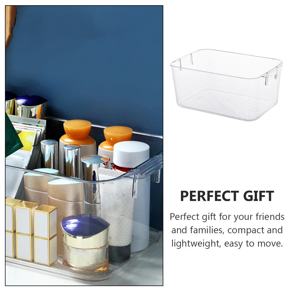 Clear Organizer Drawers Storage Bins Cosmetic Box Sundries Container – Clear-View Organization for Flexible Room-to-Room Use