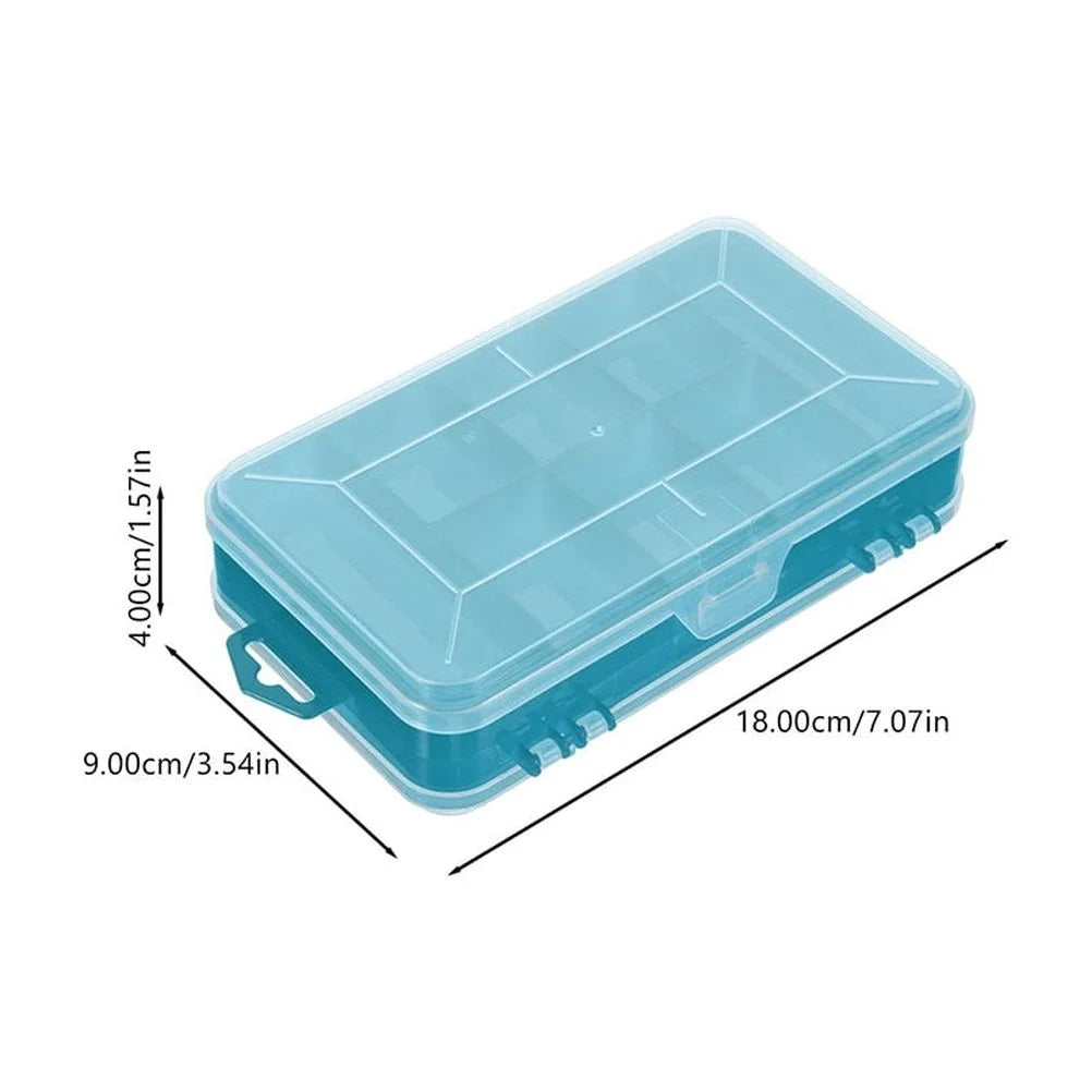 2 Pcs Small Parts Container Plastic Storage Containers Storage Box Green 18.00X9.00X4.00CM – Convenient Multi-Piece Set for Flexible Room-to-Room Use