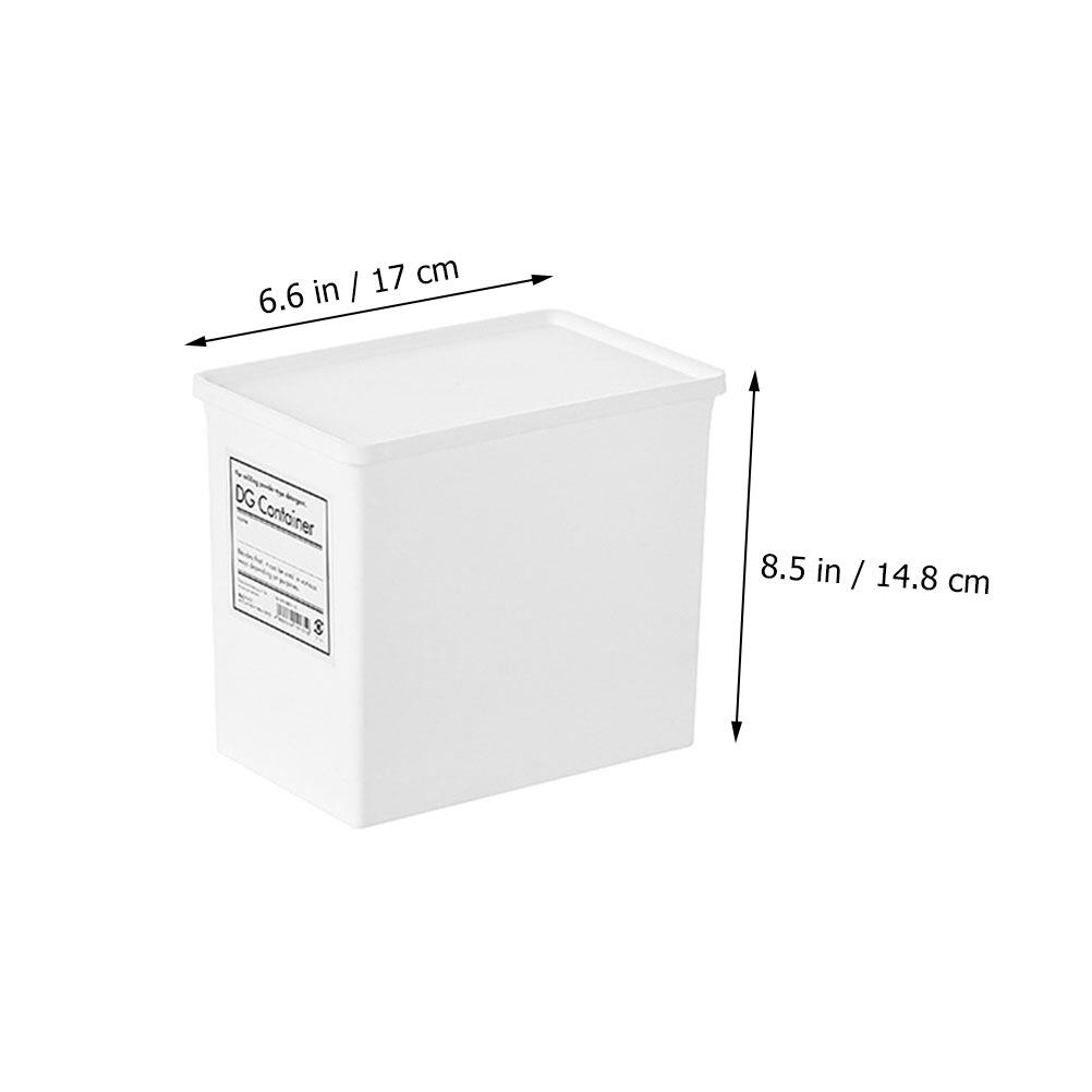 6 pcsHome Use Storage Box Lid Washing Powder Box Storage Box Practical Container – Practical Home Organization for Flexible Room-to-Room Use