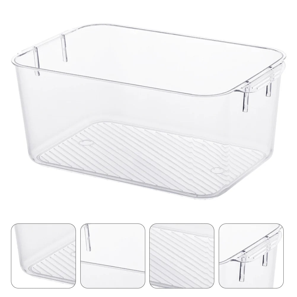 Clear Organizer Drawers Storage Bins Cosmetic Box Sundries Container – Clear-View Organization for Flexible Room-to-Room Use