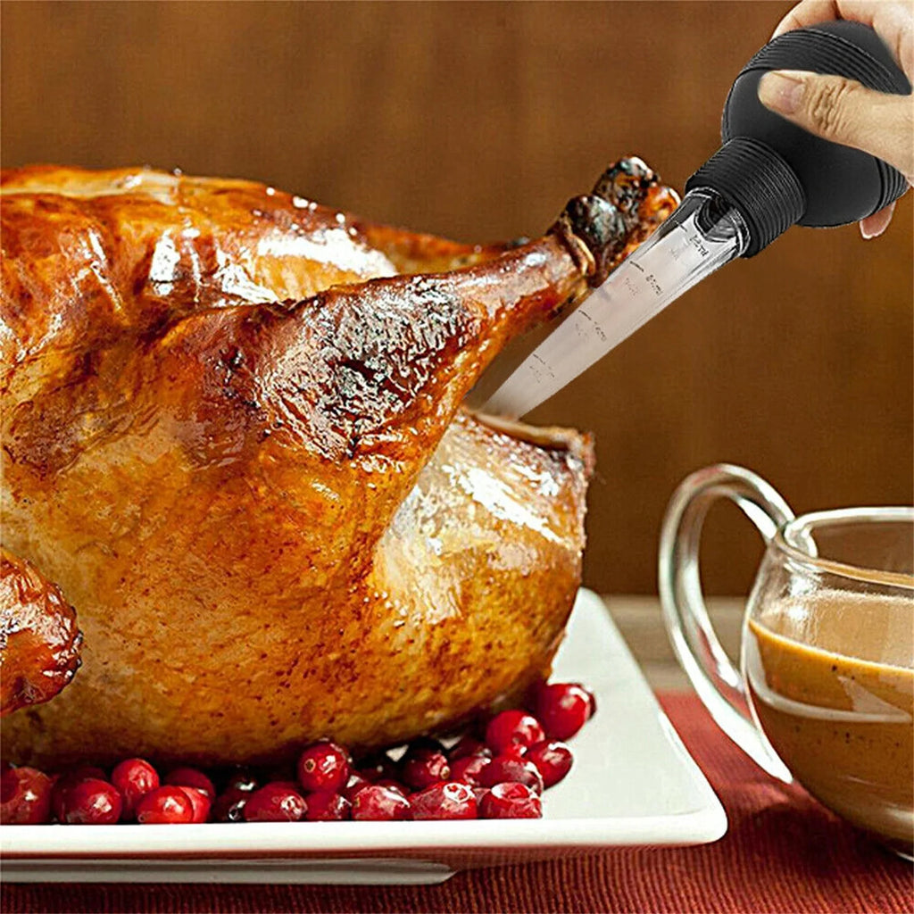 Hiroekza Turkey Baster 28ml Meat Baster Kitchen Utensil For Turkey Beef Pork Roasting Chicken Kitchen Gadgets Clearance – Everyday Kitchen Functionality for Flexible Room-to-Room Use