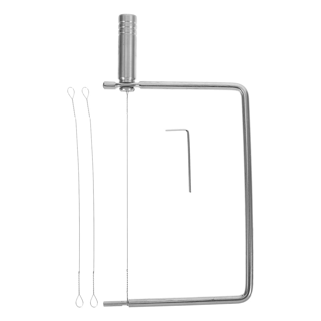 unbranded Stainless Steel Cheese Slicer with Wire Multipurpose Cheese Cutter for Slices Handheld Cheese Slicer for Butters and Cheese Blocks Kitchen Tool – Durable Stainless Steel Construction for Flexible Room-to-Room Use
