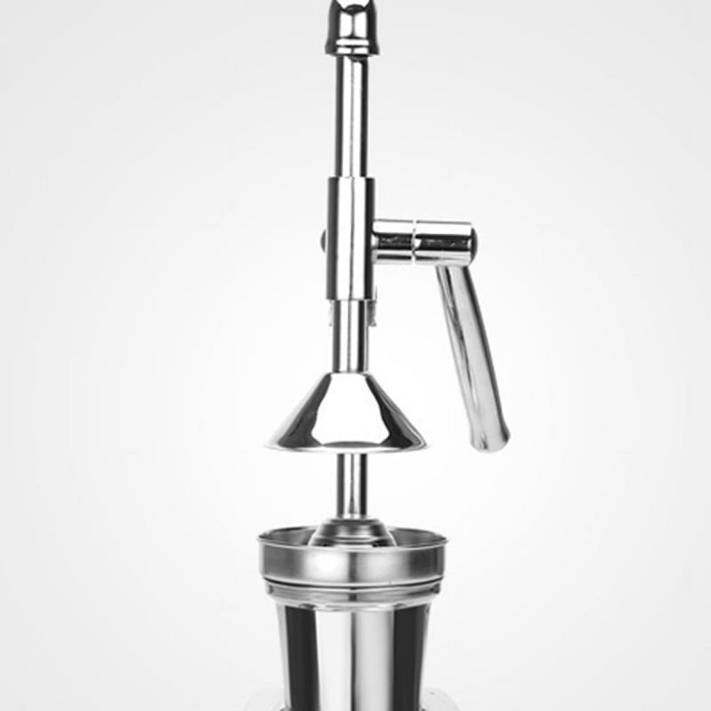 Manual Stainless Steel Fruit Juicer Fruit Juice Kitchen Gadgets – Durable Stainless Steel Construction for Flexible Room-to-Room Use