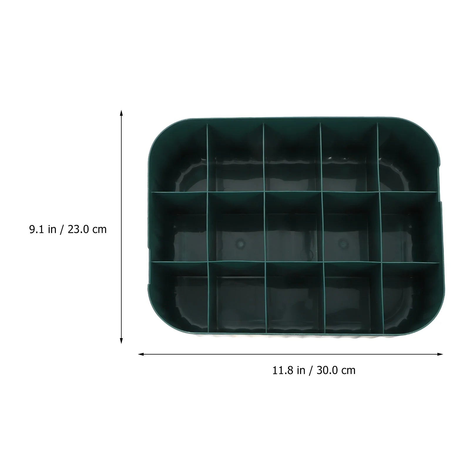 Organizer Bin Storage Box Underwear Drawer Storage Baby 30X23.5X8CM Green – Convenient Family Mealtime Use for Flexible Room-to-Room Use