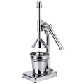 Manual Stainless Steel Fruit Juicer Fruit Juice Kitchen Gadgets – Durable Stainless Steel Construction for Flexible Room-to-Room Use