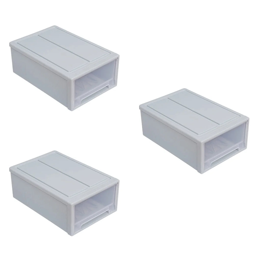 3pcs Drawer Clothes Storage Box Closet Storage Organizer Holder Box for Children Kids RoomNursery Playroom Blue – Everyday Household Format for Flexible Room-to-Room Use