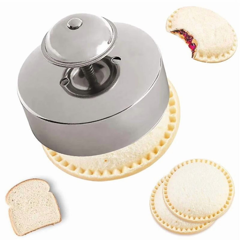 Stainless Steel Sandwich Cutter 1 Count Sandwich Maker Pastry Mold Kitchen Baking Tools Supplies, Kitchen Accessories Summer Essentials – Durable Stainless Steel Construction for Flexible Room-to-Room Use