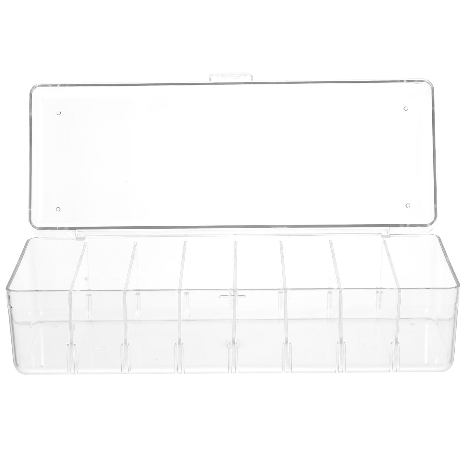 Card Game Business Cards Card Storage Box Travel 26X10X7.5CM Transparent – Clear-View Organization for Flexible Room-to-Room Use