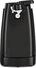 Electric Can Opener and Knife Sharpener Multifunctional Jar and Bottle Opener with Removable Cutting Lever and Cord Storage Stainless Steel Blade – Durable Stainless Steel Construction for Flexible Room-to-Room Use