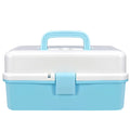 Organizer Boxes Art Tools Storage Case Stationery Sturdy Child – Practical Home Organization for Flexible Room-to-Room Use