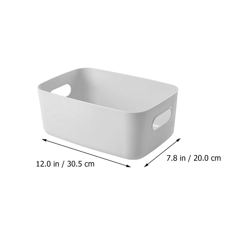 Basket Storage Box Three-Piece Set Medium Containers Boxes – Convenient Multi-Piece Set for Flexible Room-to-Room Use